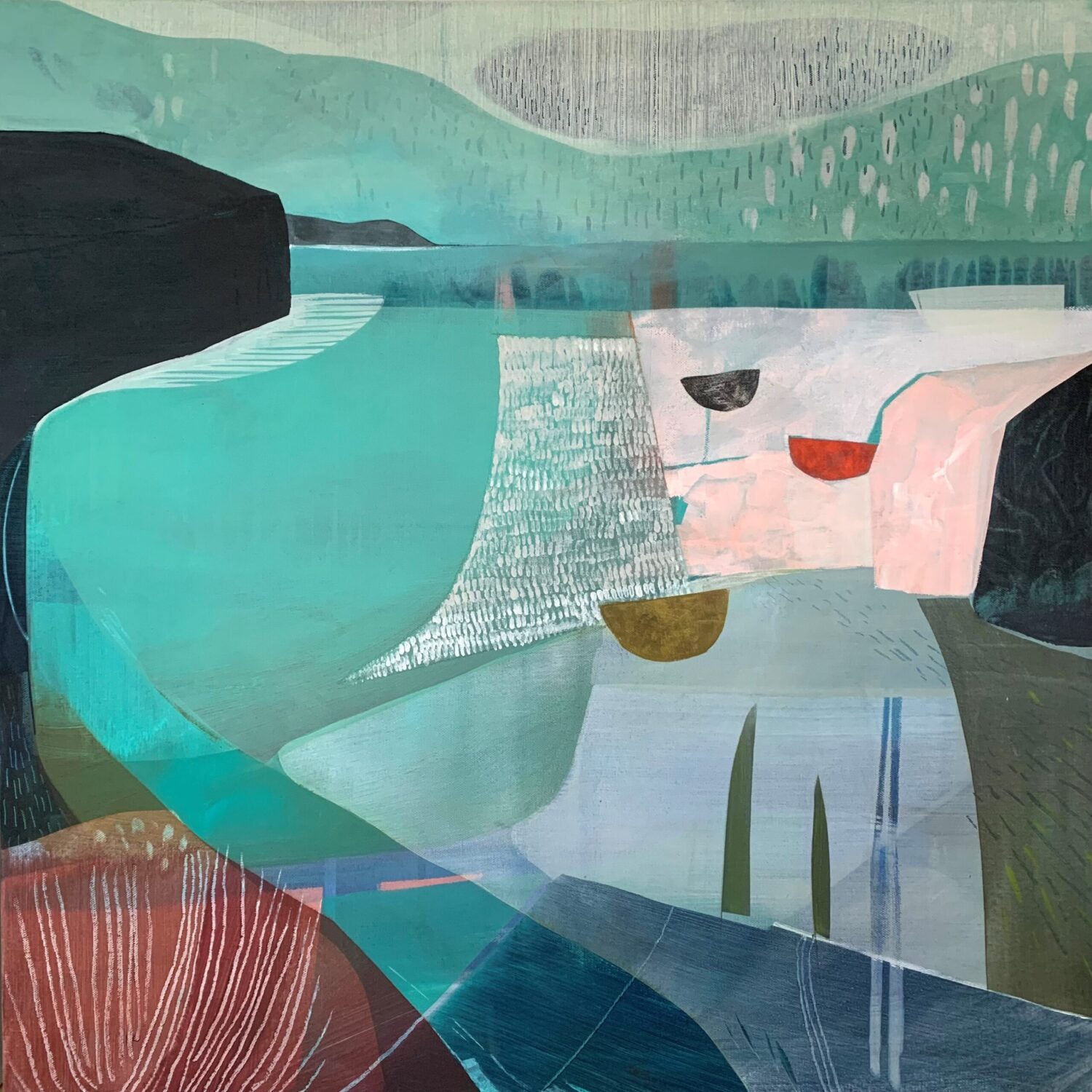 Raining on the Sea. Louise Body.