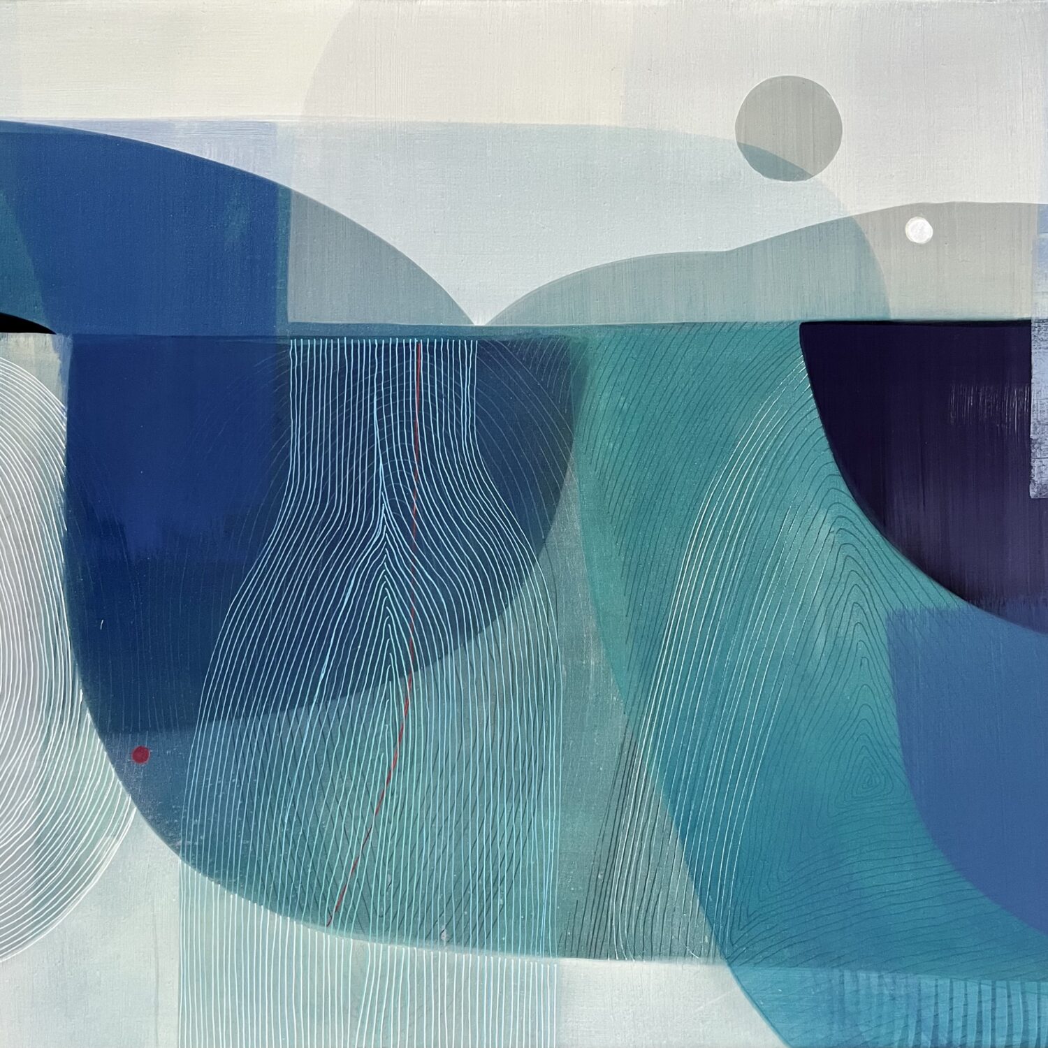 The Spaces Between and Behind 70x60cm