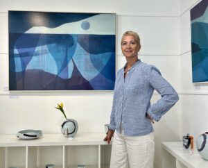 Blue exhibition at the cambridge contemporary gallery