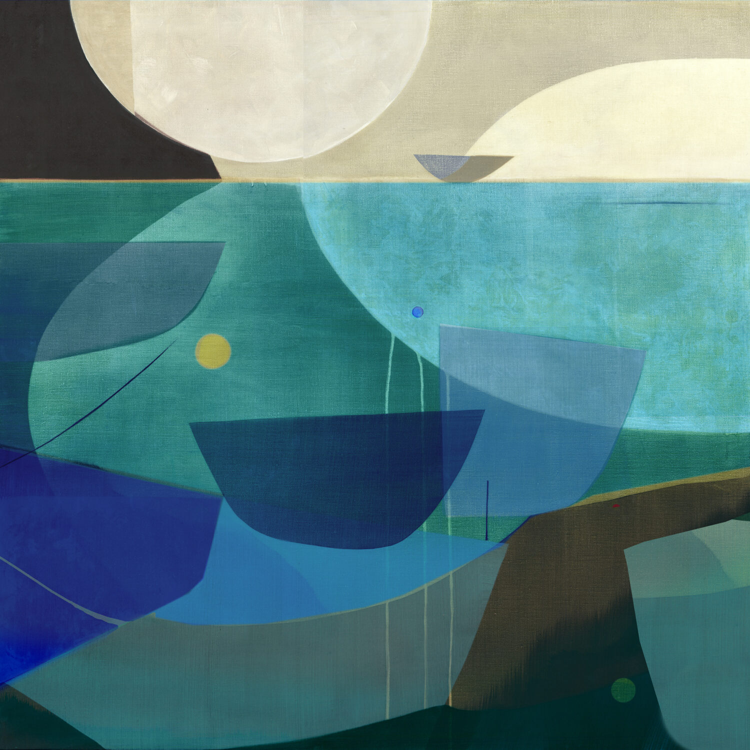 Day Time Moon -Blue