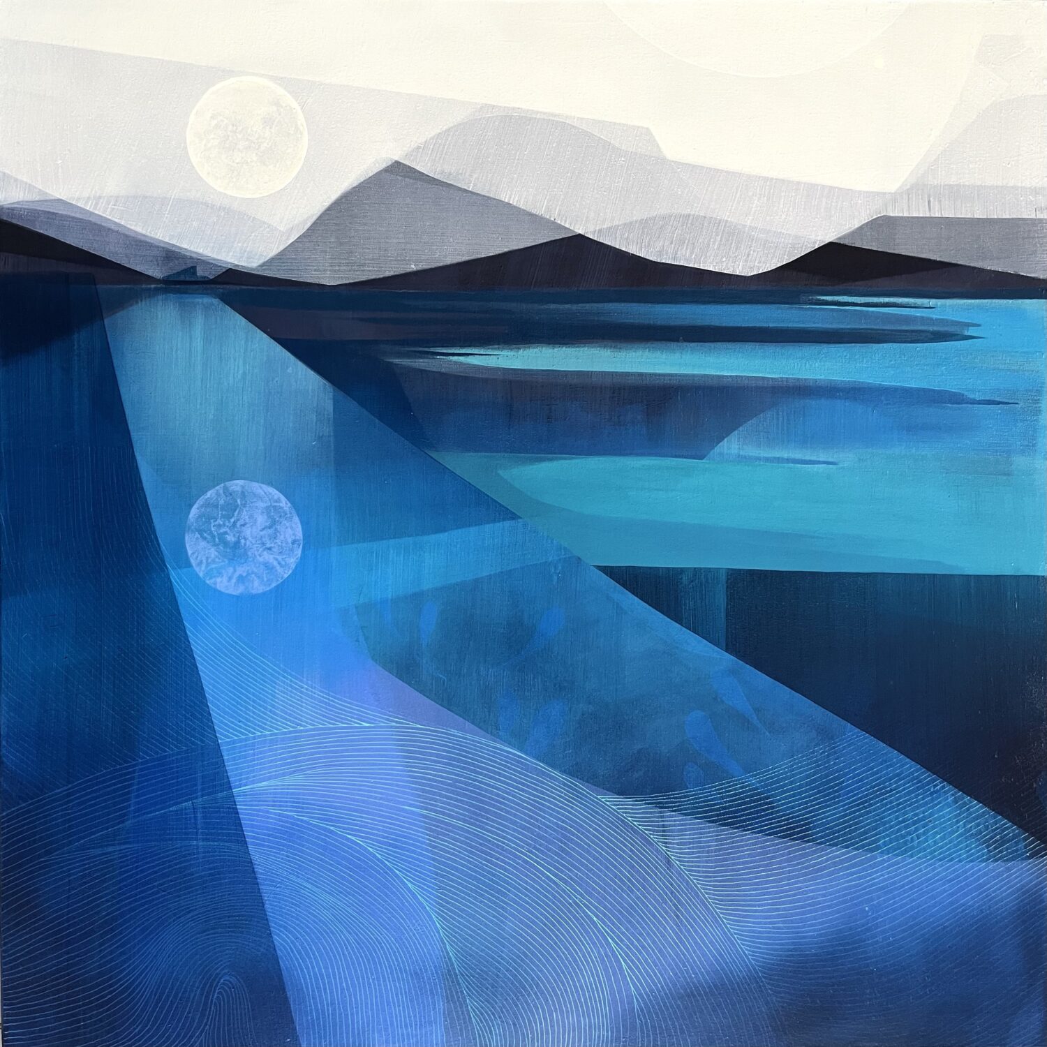 Looking Back at You 100x100cm
