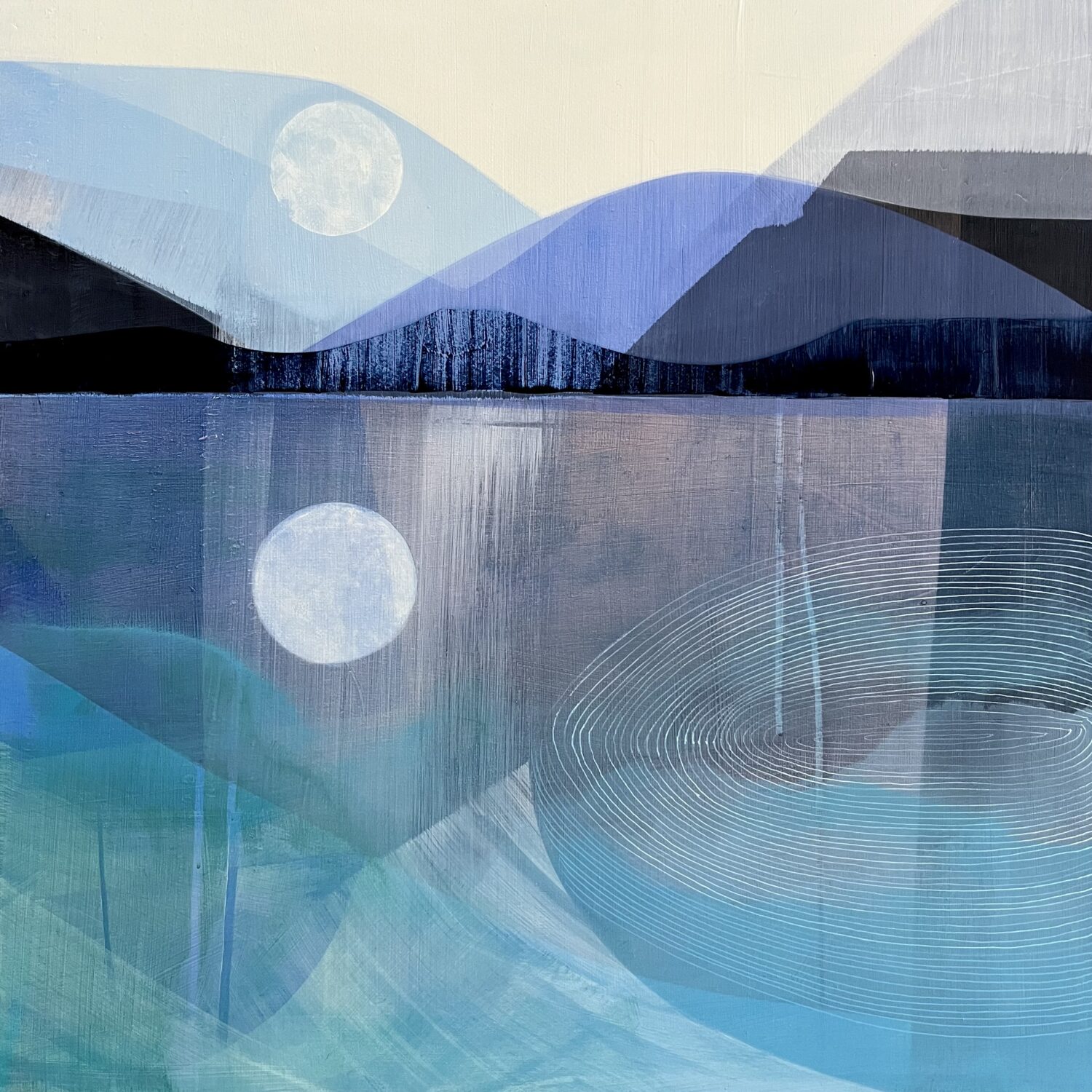 Ripple Effect 60x60cm