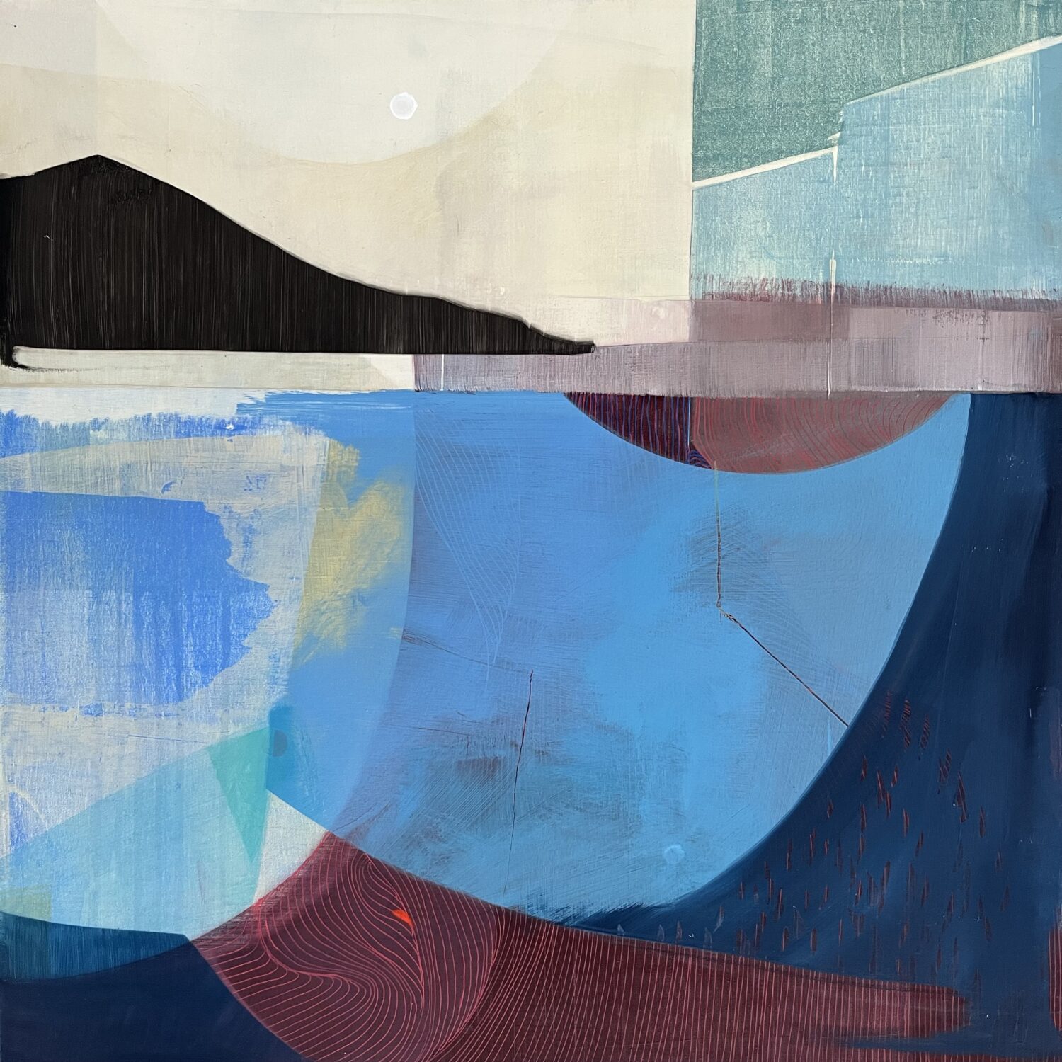 Skating on Ice 60x60cm