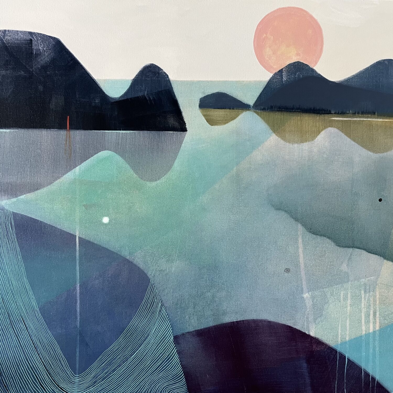 Collecting Thoughts 100x76cm