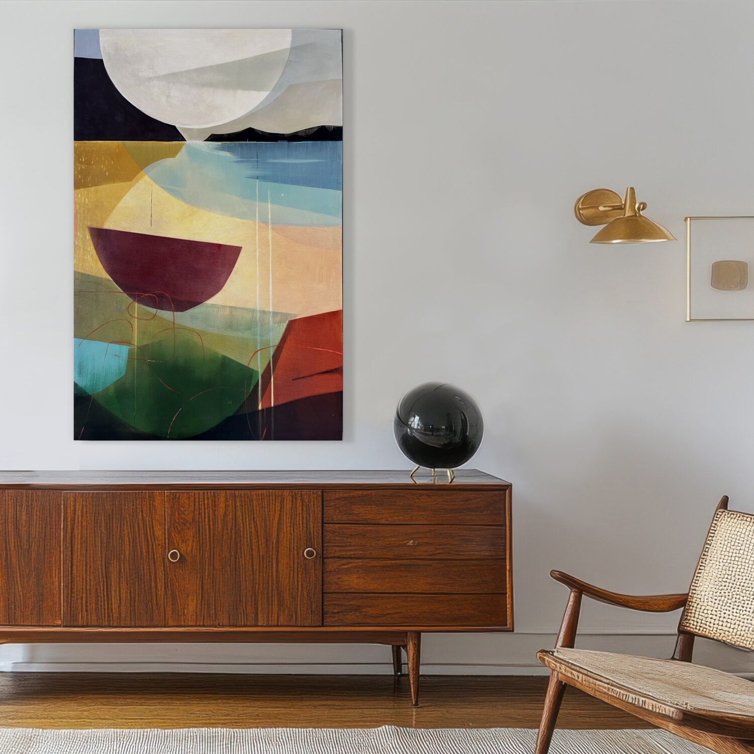 Smoke and Gold 150x98cm